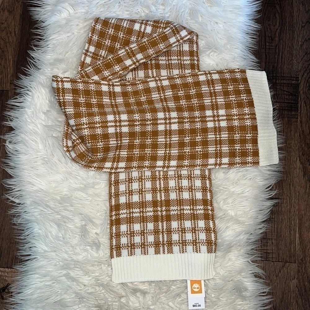 Trendy Timberland Checked Scarf